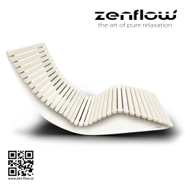 Relaxační wellness lehátko- Zenflow NORDIC WHITE
