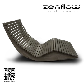 Relaxační wellness lehátko- Zenflow Dark sensation