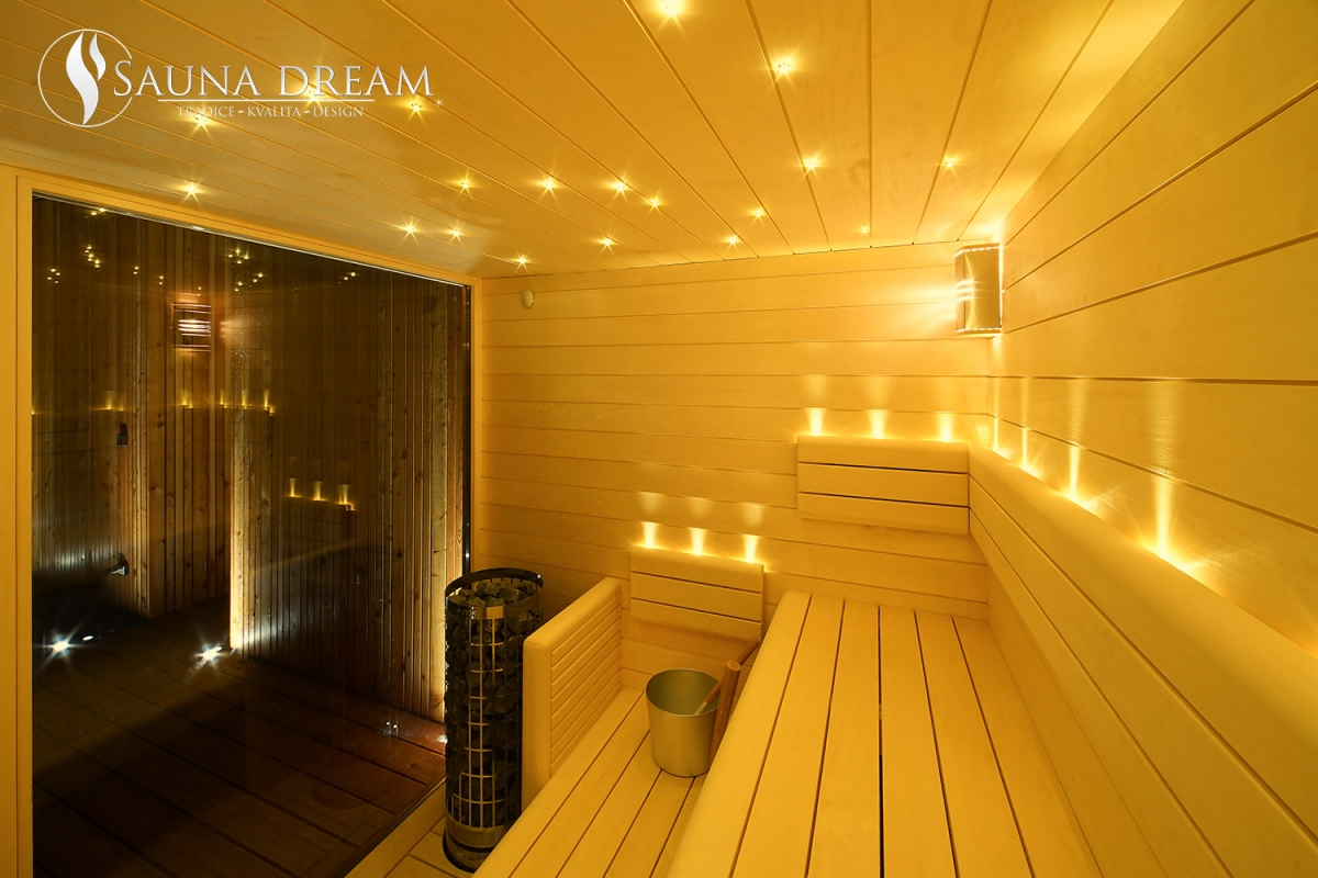 Vniřní sauna na míru IDEAL