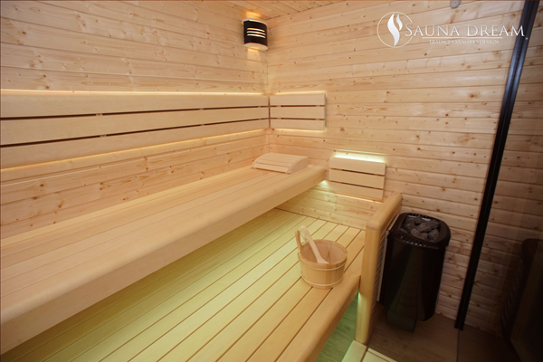 Sauna na míru- finský smrk 600x400