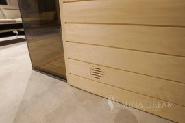 Integrovaná ventilace saunové kabiny