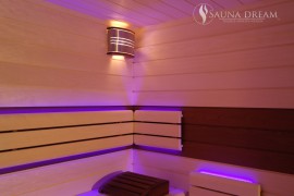 Interiér finské sauny