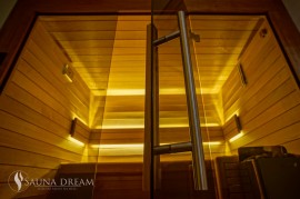 Luxusní sauna Saunadream- nerezové madlo do sauny