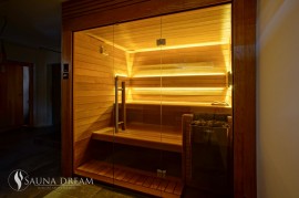 Luxusní sauna Saunadream- prosklená sauna