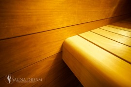 Luxusní sauna Saunadream- saunová lavice Therapy
