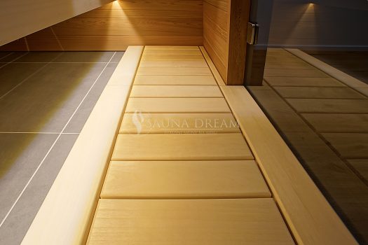 Podlahový saunový rošt Saunadream