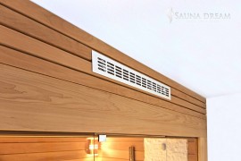 Ventilace saunové kabiny Saunadream